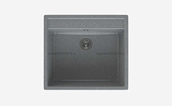 MAXSTONE Мойка глянцевая MS-21 (темно-серая) 565*505*220